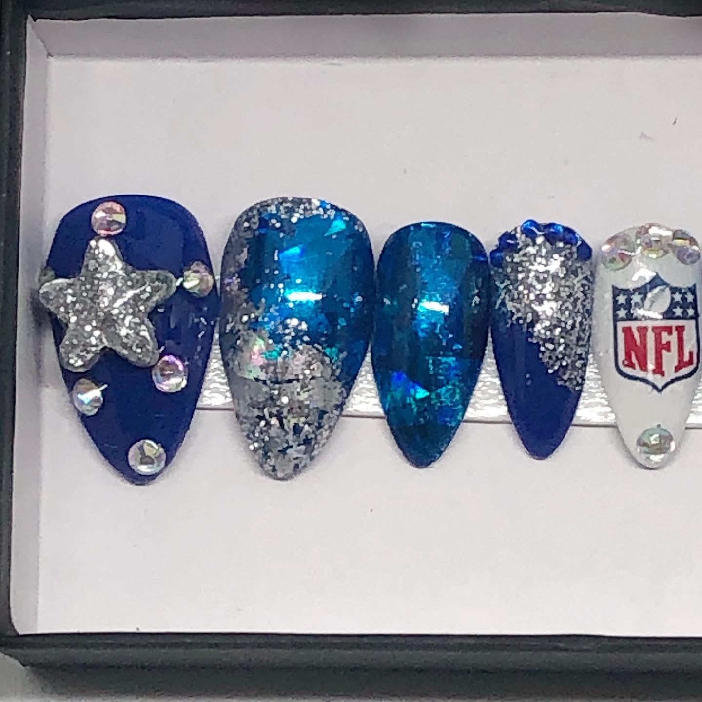 Dallas Football Cowboys Crystal Custom Bling Service this -   Hong Kong